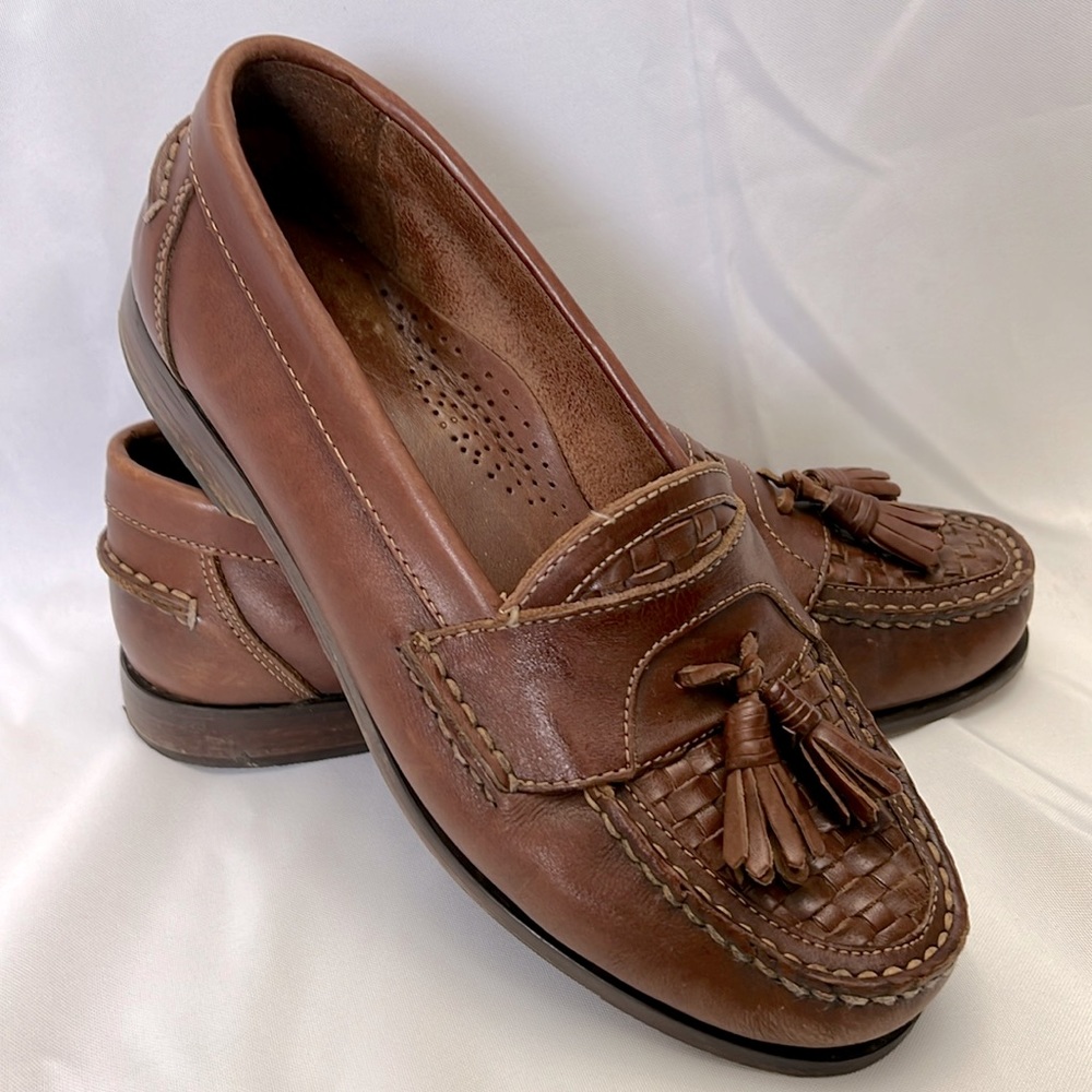 👞 Highland Creek Brown Leather Loafers